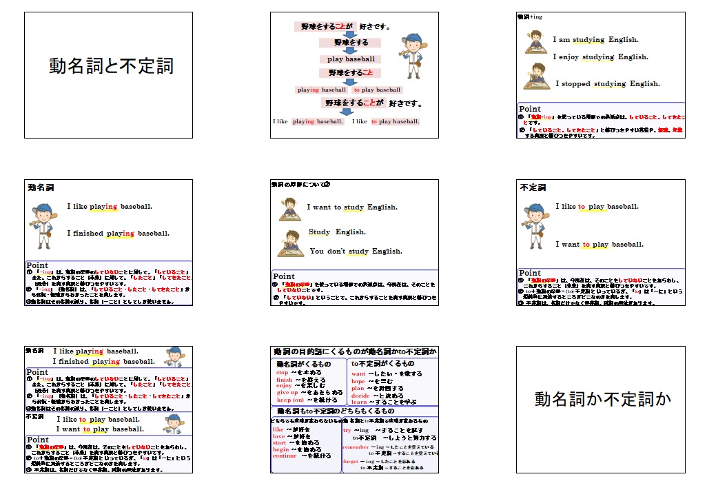 動名詞 vs 不定詞 解説スライド