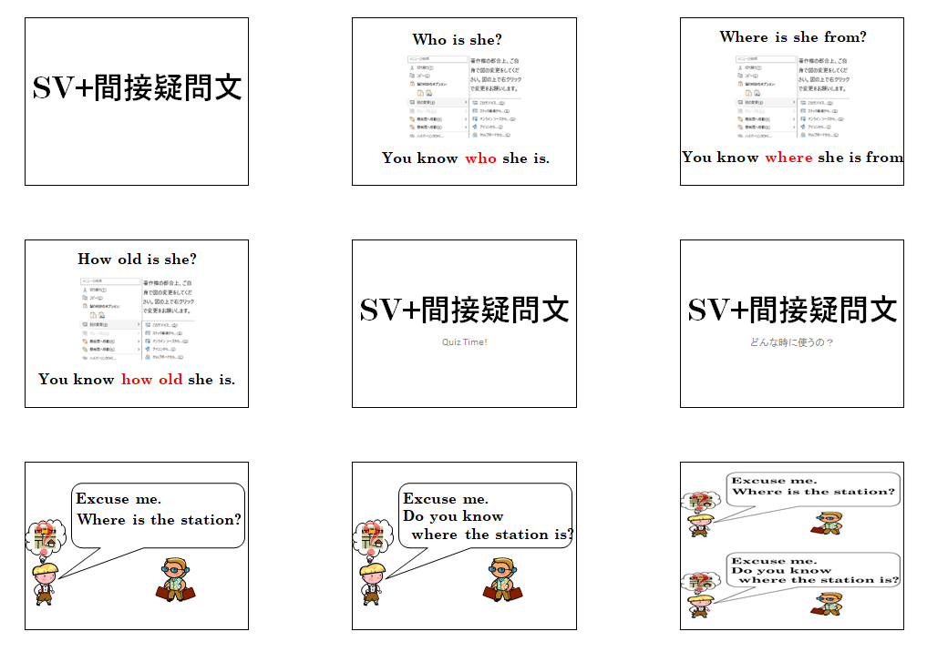 SV+間接疑問文 解説スライド