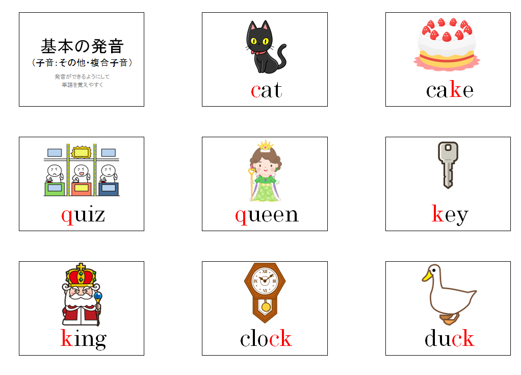 基本の発音（子音:その他・複合子音） 練習用スライドのサムネイル